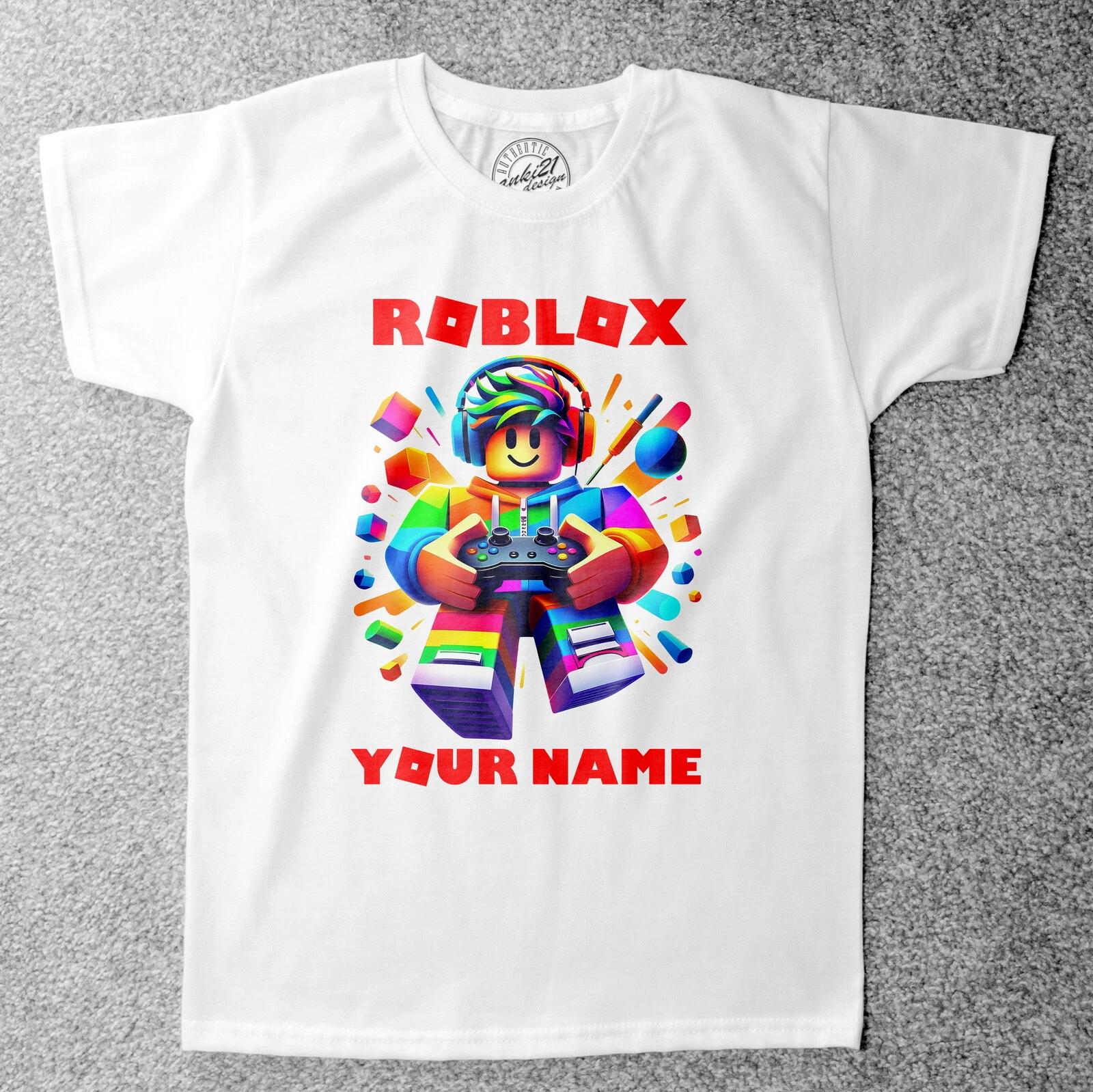 Personalised Roblox 005 Childrens/Kids t-shirts 160