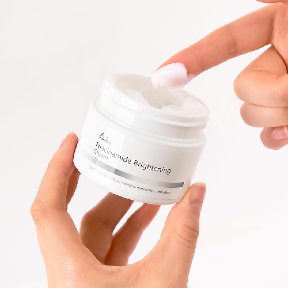 Thinkco Niacinamid Aufhellendes Toner Ampullencreme Hautpflege Set aus 3 Teilen