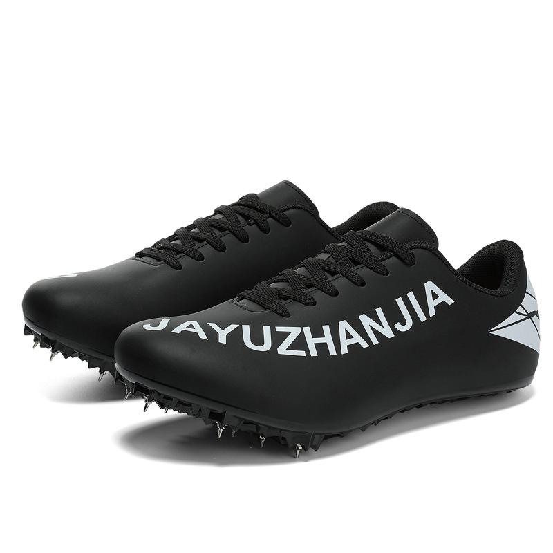 Track shoes spike shoes training shoes spike shoes sprinting shoes men s and women s track shoes training sneakers 34 чёрный