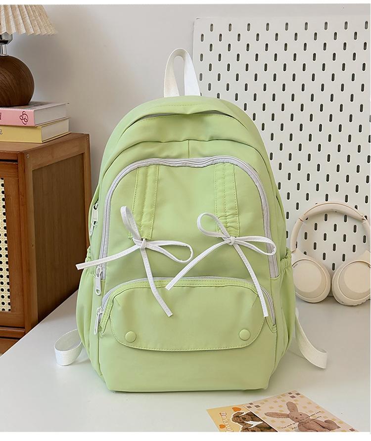 Japanese High-Value, Fresh And Sweet Candy-Colored Backpack, Lightweight And Large-Capacity Backpack For Junior High School Students