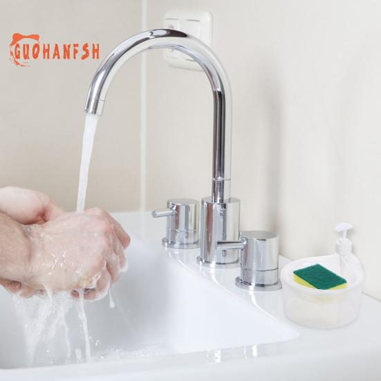 1000ML Convenient Soap Dispenser with Sponge Holder, No Waste, Prevents Dripping, Large Capacity, Home Supplies