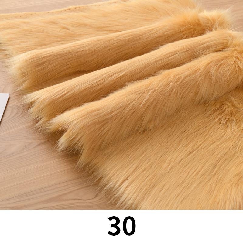 100*170cm Imitation Fox Fur Fabric 5cm Long Artificial Fur Plush Fabric For Diy Carpet Jewelry Phone Counter Cover Photo Props