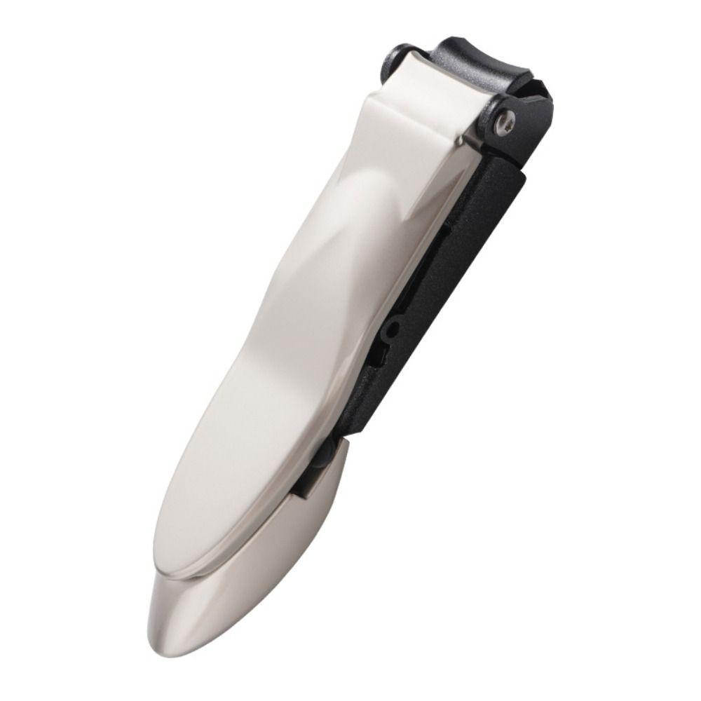 Stainless Steel Nail Clipper Ergonomic Design Self-Collecting Nail Cutters New Nail Trimmer