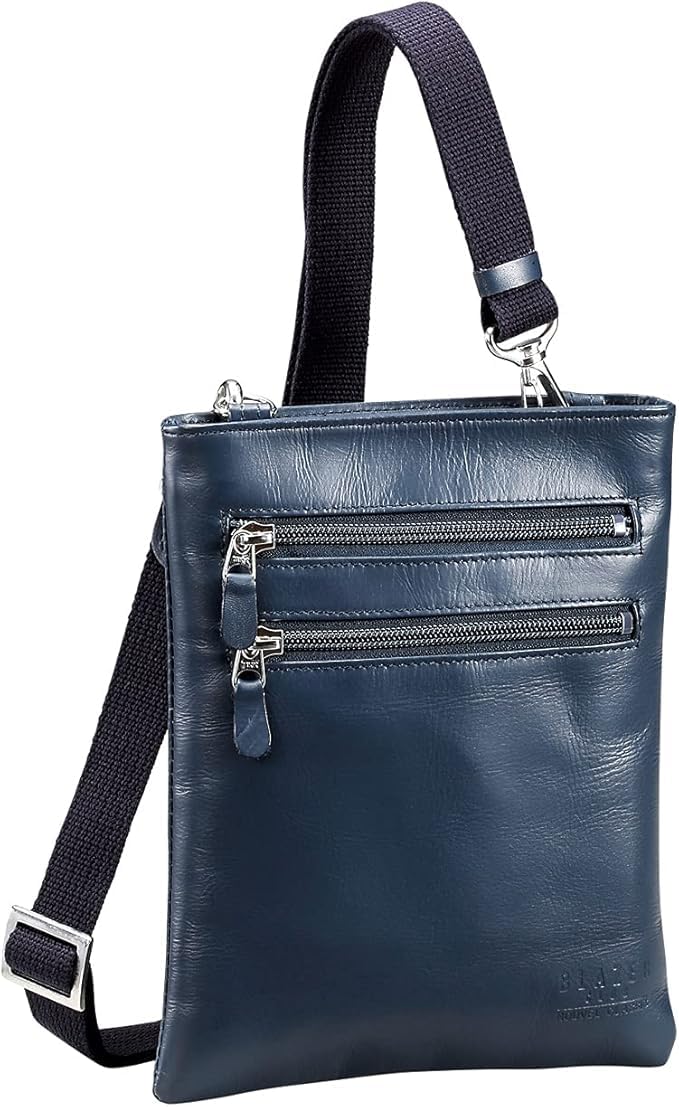 

[kakkoii] Сделано в Японии Натуральная кожа [Сумка производства Тоёока] Сумка через плечо с тонкой боковиной, Функциональная для мужчин и женщин, 170 г (С участием)