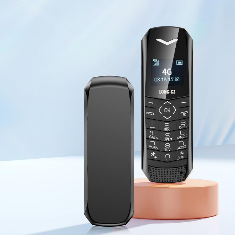 J60 4G Super Mini Mobilní telefon 1GB ROM OLED Obrazovka LTE Bluetooth Přehrávač Mp3 Budík 600mAh Super lehký Přenosný Mobilní telefon Vícejazyčný