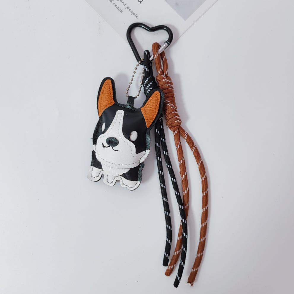 New Durable Braided Rope Polyester Bag Pendant Small Puppy Cartoon Multi-Strand Street Trends Gift Made in China