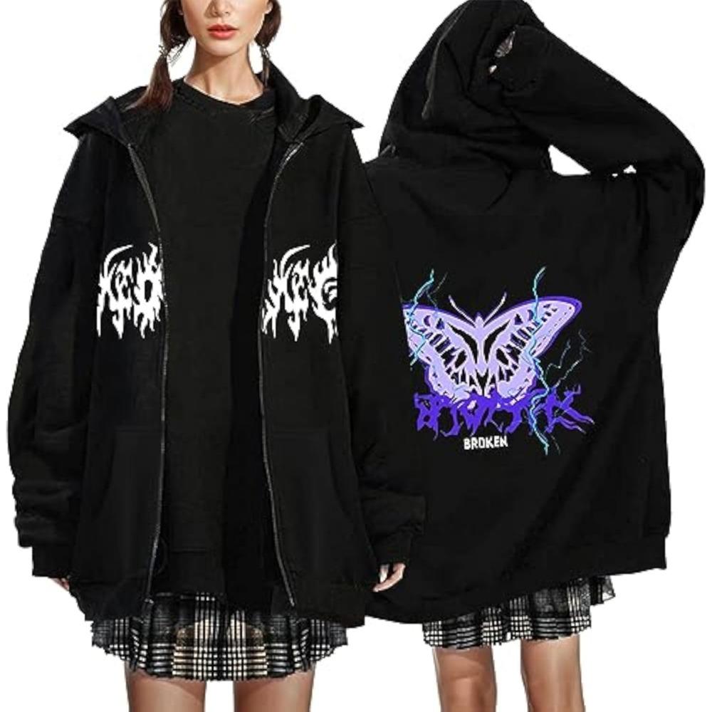 Horror Manga Zip Up Hoodie Junji Ito Women Men Manga Gothic Harajuku Pullover Tops