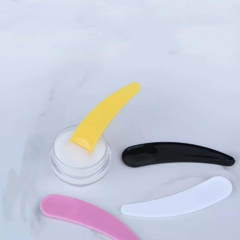 100 Pcs Facial Mask Stick Cosmetic Spatula Crescent Spoon Diy Face Mask Spoon Beauty Makeup Sticks Mud Mixing Disposable Tools