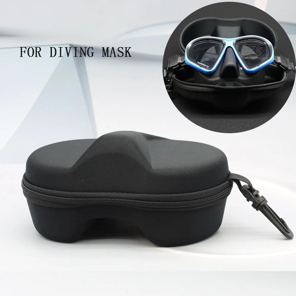 1PC EVA Multifunction Face Cover Snorkel Zipper Case Diving Glasses Storage Box Scuba Snorkeling Set for Underwater Swimming