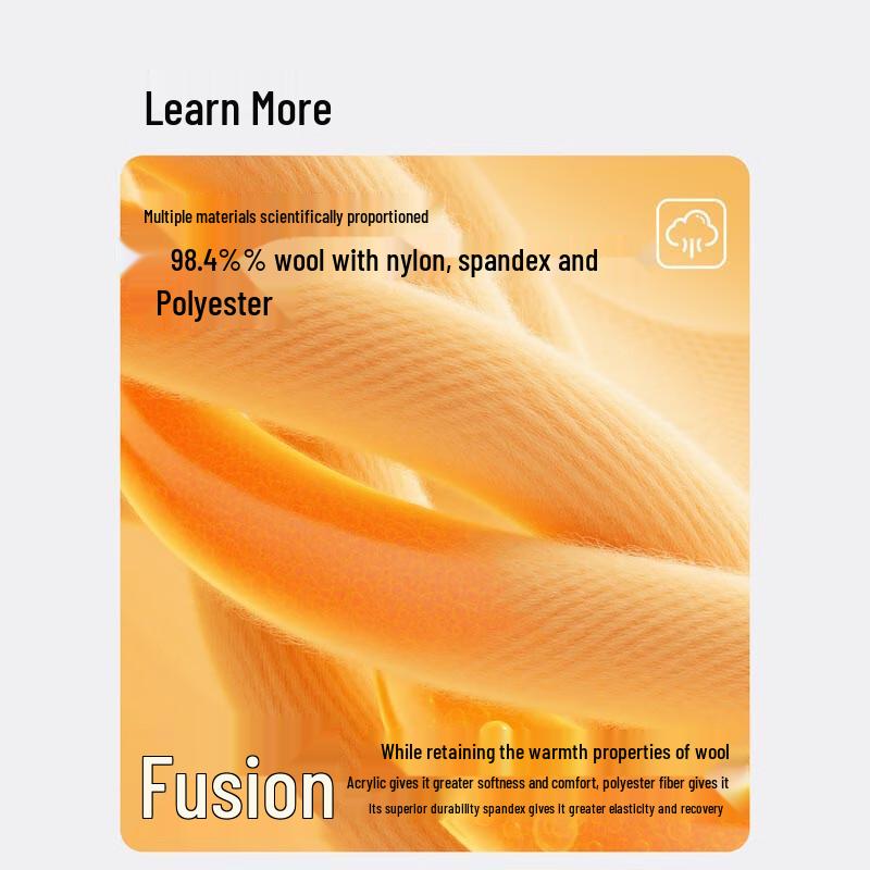 MISSION Women's UV Knit Wool Fingerless Gloves MUS094