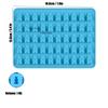 50 Grids Gummy Bear Mold Silikonowy Słodki Miś Galaretka Formy z Kroplomierzem Cukierki Czekoladowe Fondant Formy DIY Narzędzia Do Dekoracji Pieczenia