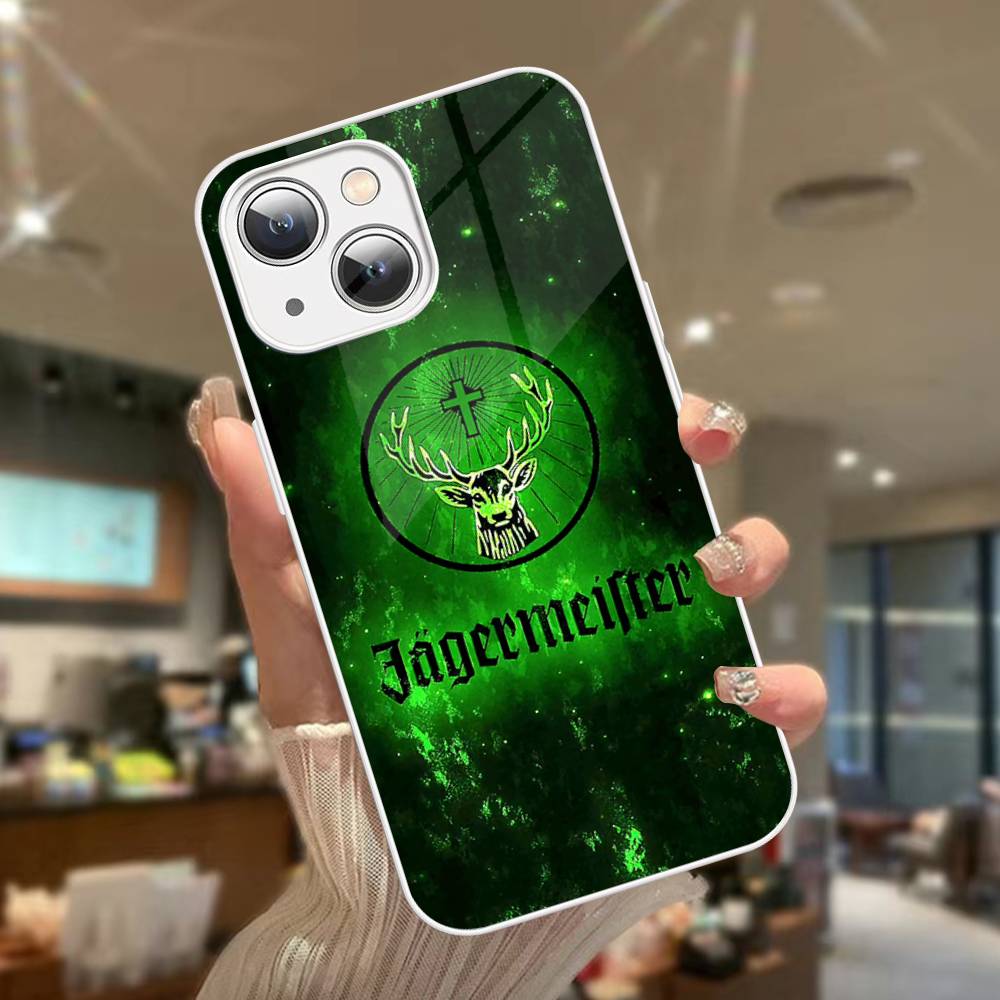 Hot J-JaegermeisterS For IPhone 14 13 12 Mini 11 Pro XS Max X XR 14 Plus Tempered Glass Cover