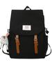 Nylon Casual Backpack For Students With Design And Laptop Compartment