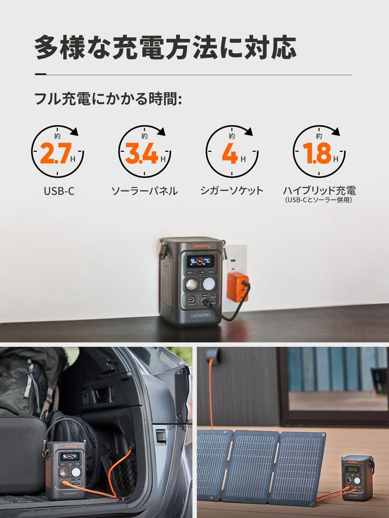 Jackery Portable Power Station 300D 288Wh, Iron Phosphate, Long Lifespan, 300W Total DC Output, for Car Camping, Home Use, Power Outage Preparedness,