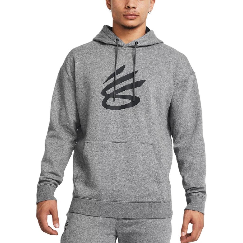 Under Armour Curry Splash Logo Printed Hoodie Men hoodies Dark-Gray 1380839-025
