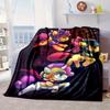 Rainbow unicorn In Clouds Blanket Flannel Blanket for bed, sofa, Camping, Hiking, Picnic Essentials, gift for family Fan gifts