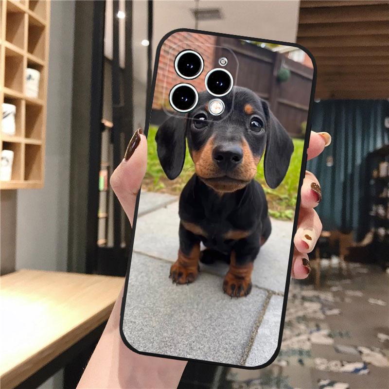 Phone Case Carcasa Funda For iPhone 17 Pro Max 17 Air 16 15 14 13 Pro Max 15 16 Pro 15Plus Dachshund Dog