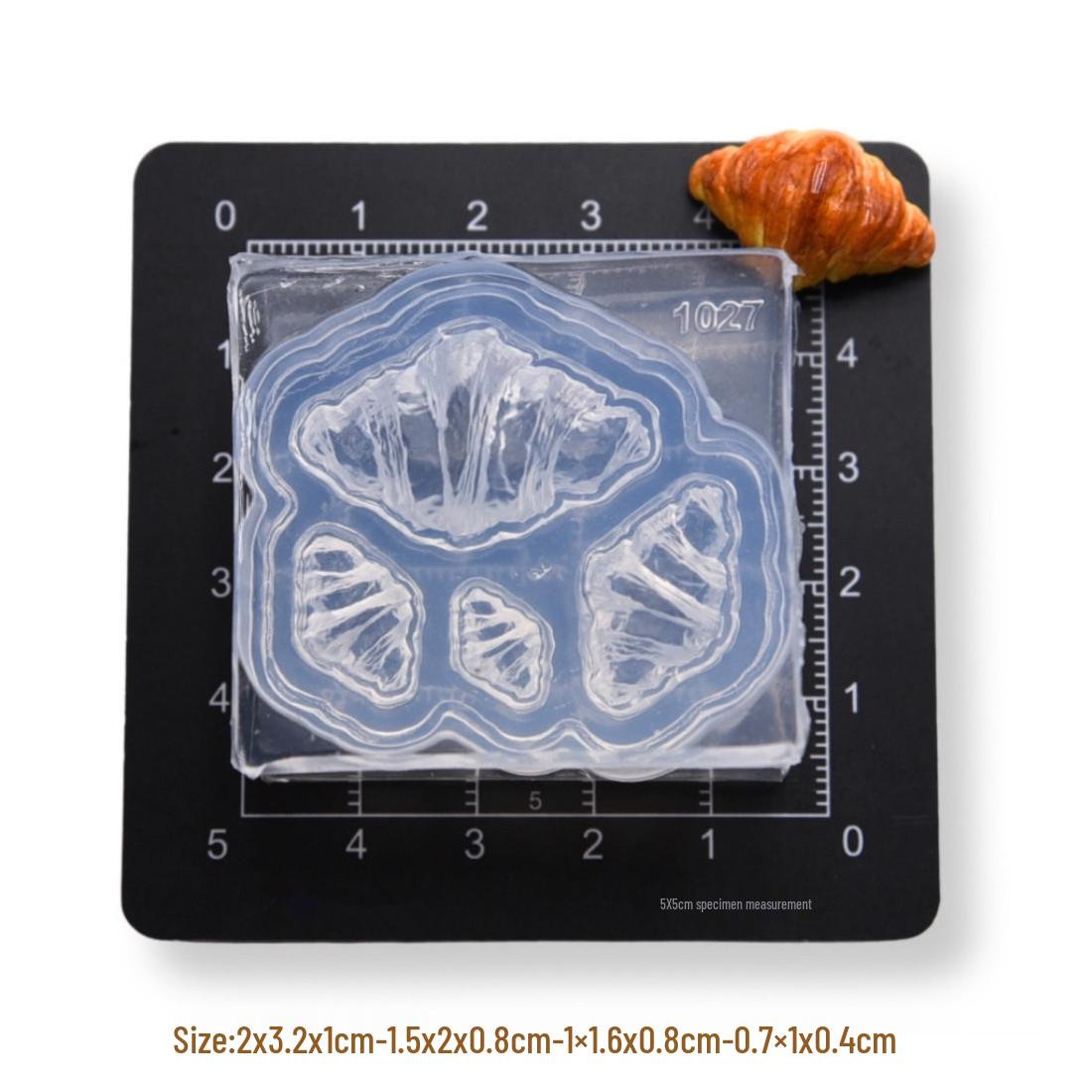 

Silicone Mold for Mini Croissant Polymer Clay Toy