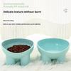 Elevated Cat Bowl With Stand - Durable Plastic Pet Food & Water Dish, Sleek Modern Neck-Friendly Feeding For Cats & Dogs