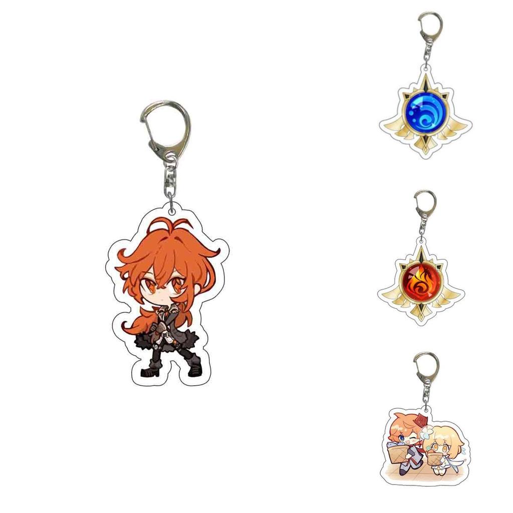 Vibrant Cartoon Keychain With Alloy Silicone Chain For Kids And Fans
