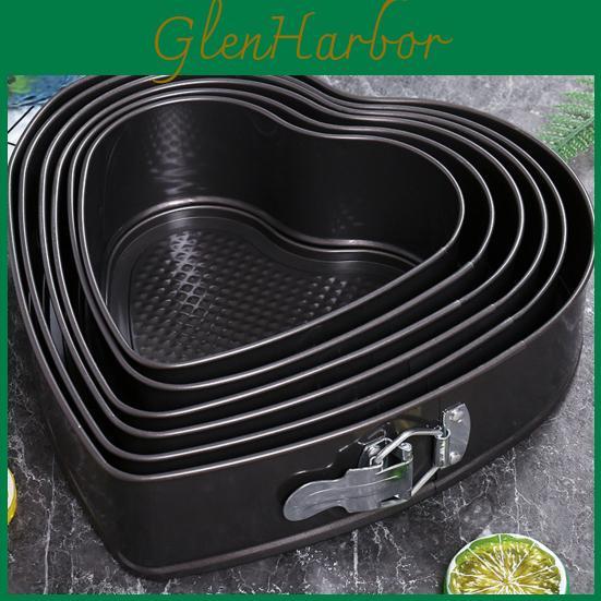 Springform Heart Food Pan Shaped Grade Bpa Free Heatresistant Reusable Microwave Safe Nonstick Cheesecake Pan