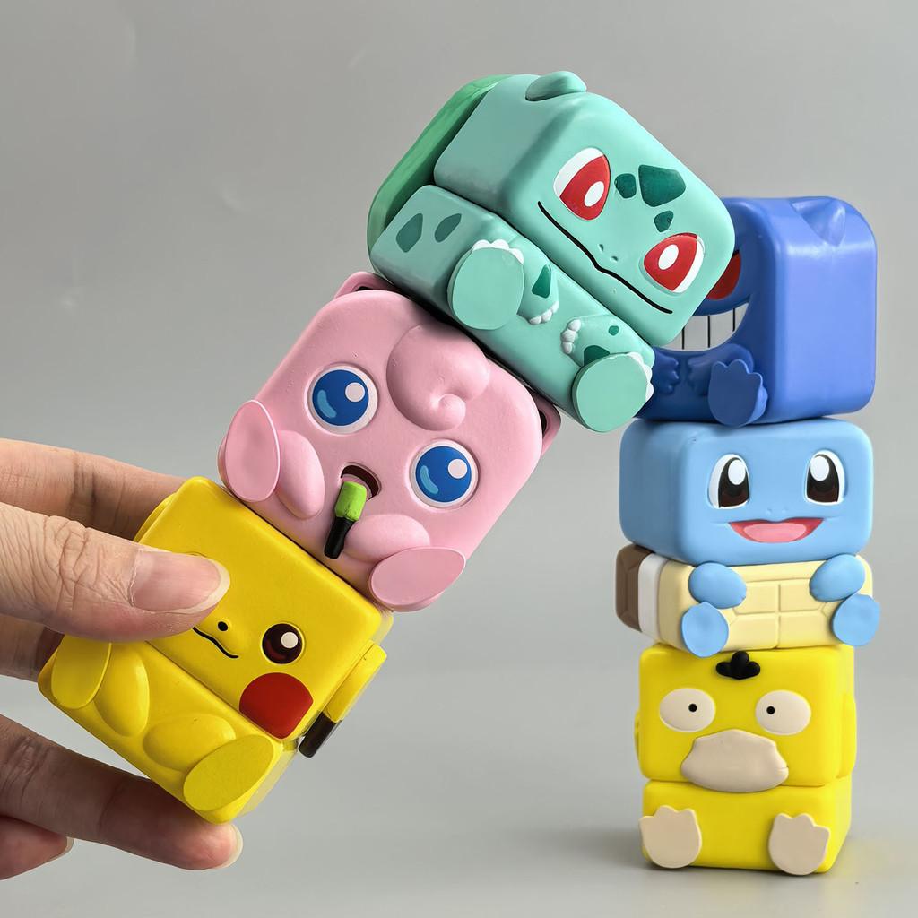 Pokemon Pvc Magnet Stackable Figures For Stress Relief Collectible Toy For Kids And Adults