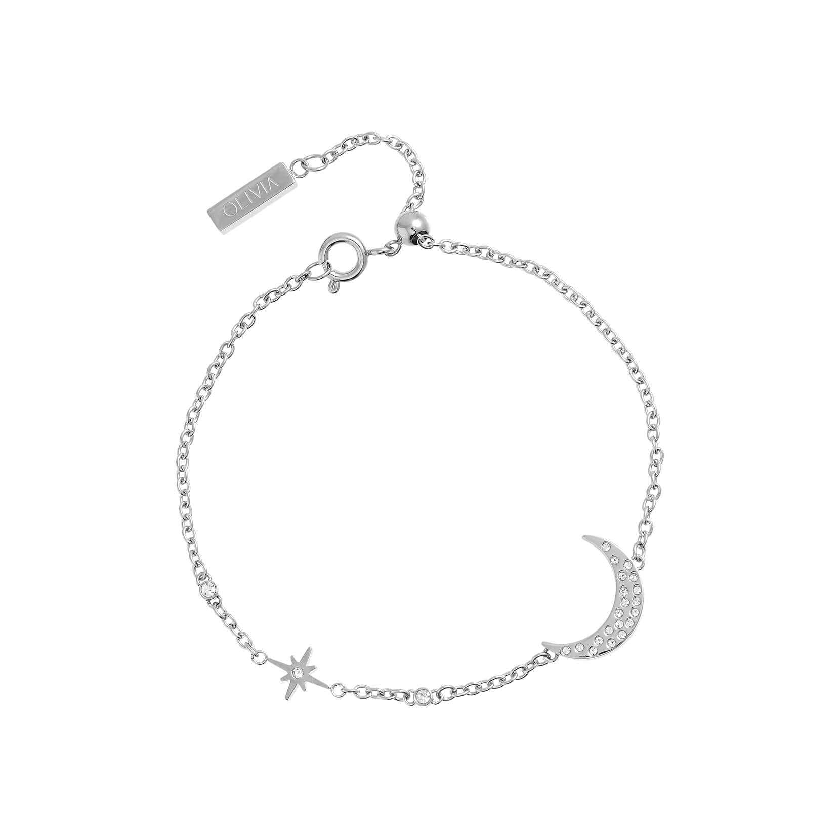 

Olivia Burton Celestial North Star Moon Silver Bracelet Women s & (obj24100061)