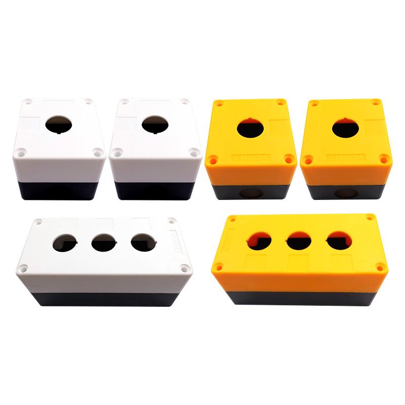 Waterproof Plastic Switch Control Box: 1/3/4/5-Position, 22mm Single Hole Button