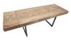 Dinner Table Mumbai expandable Cm 160x90x77-Total Lenght cm 240 (Acacia Nilotica)