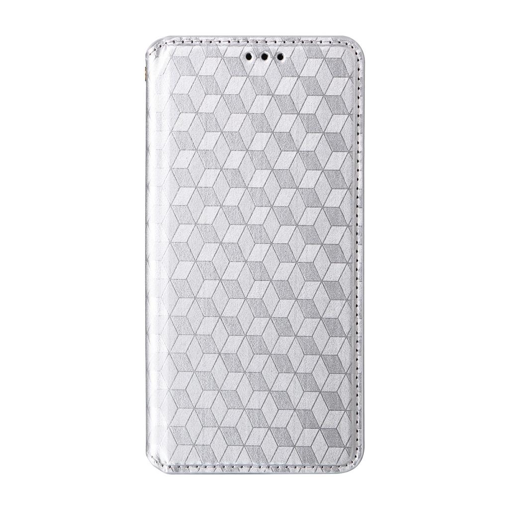 For Samsung Galaxy A17 5G Case Wallet Rhombus Imprinted Leather Phone Cover