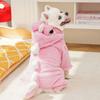 Soft Dog Warm Jumpsuits Dinosaur Shape Pet Dog Hoodie Funny Puppy Pajamas  Indoor Wear