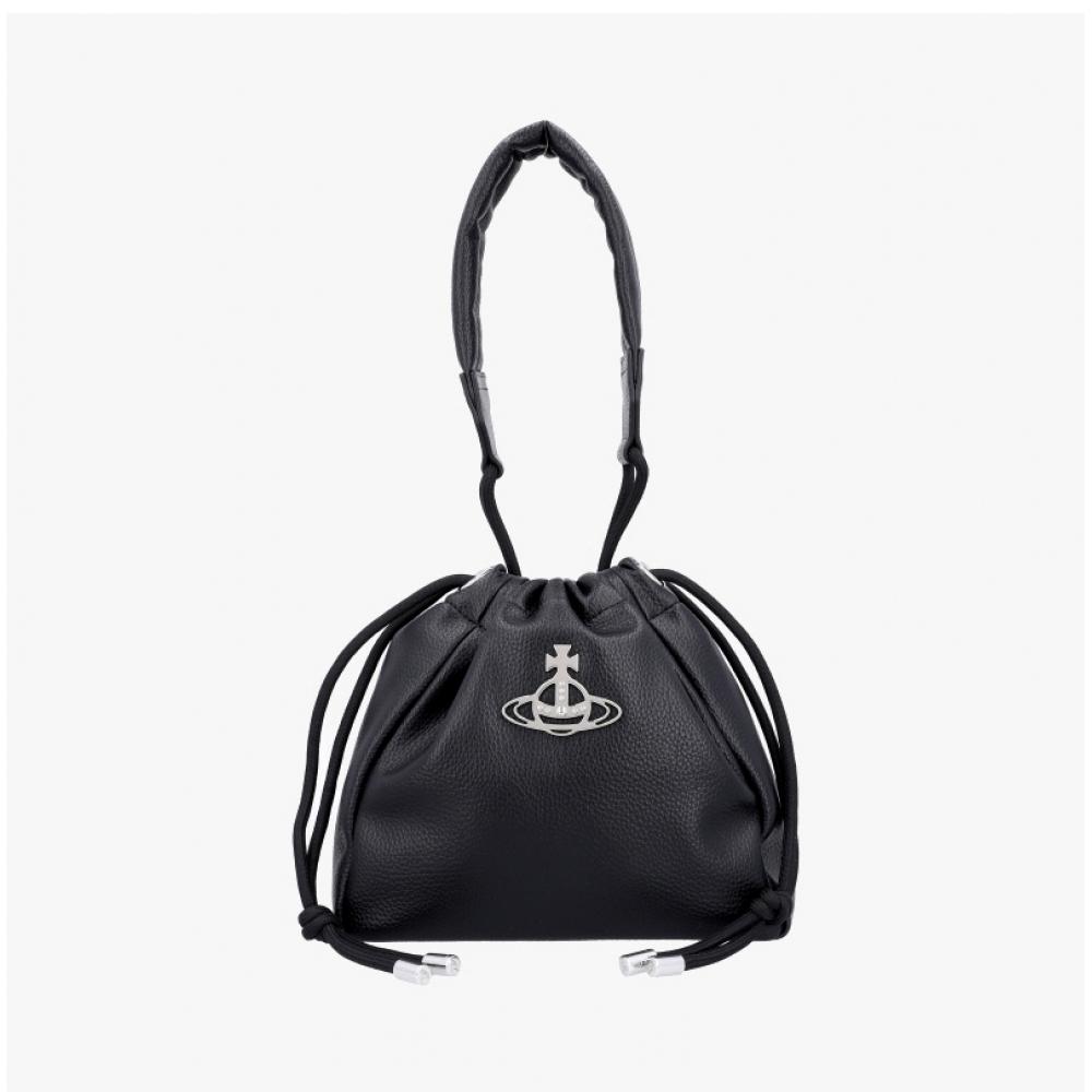 Vivienne Westwood Small Bucket Shoulder Bag N403 Hillary Vegan Bio Green Grain