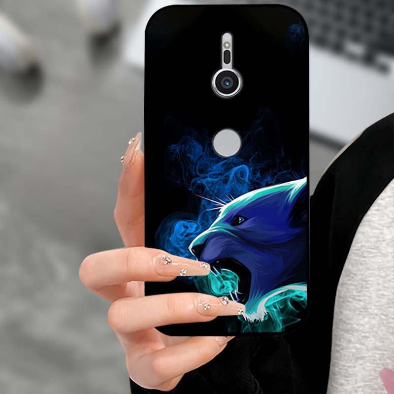 For Sony Xperia XZ2 XZ 4 2 1  Soft Silicone Black Back Shell Phone Cover For Sony XZ1 XZ2 XZ4 Funda Coque Shockproof Cases