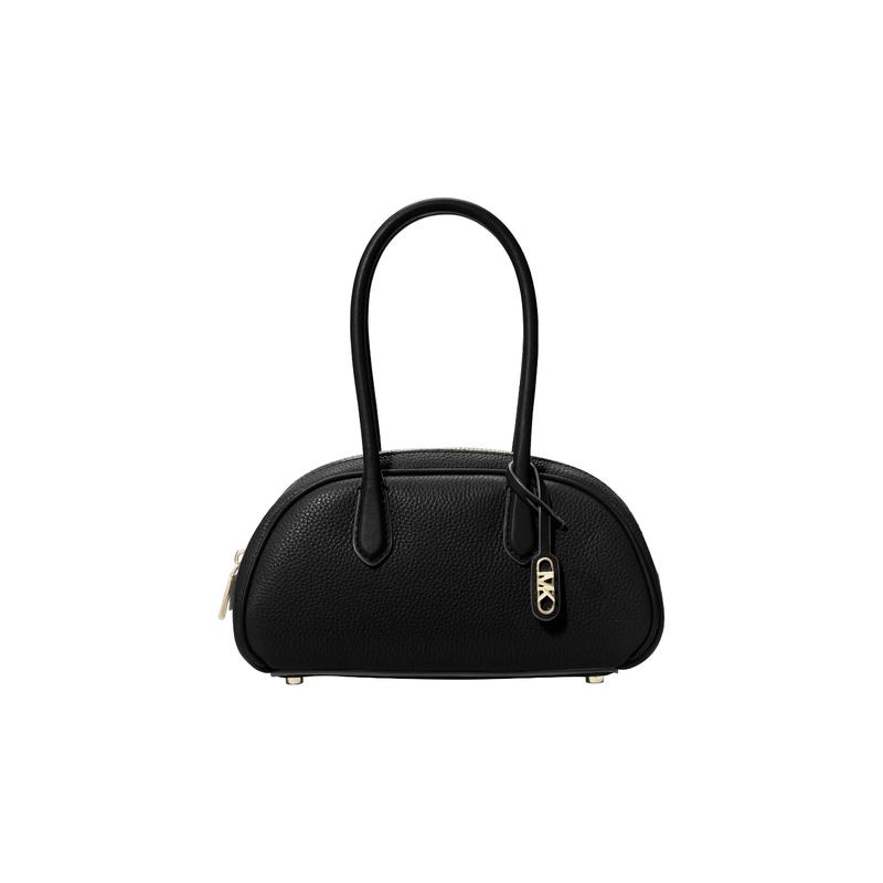 MICHAEL KORS Lulu Leather Bowling Bag Handbag Small Women s Black чёрный