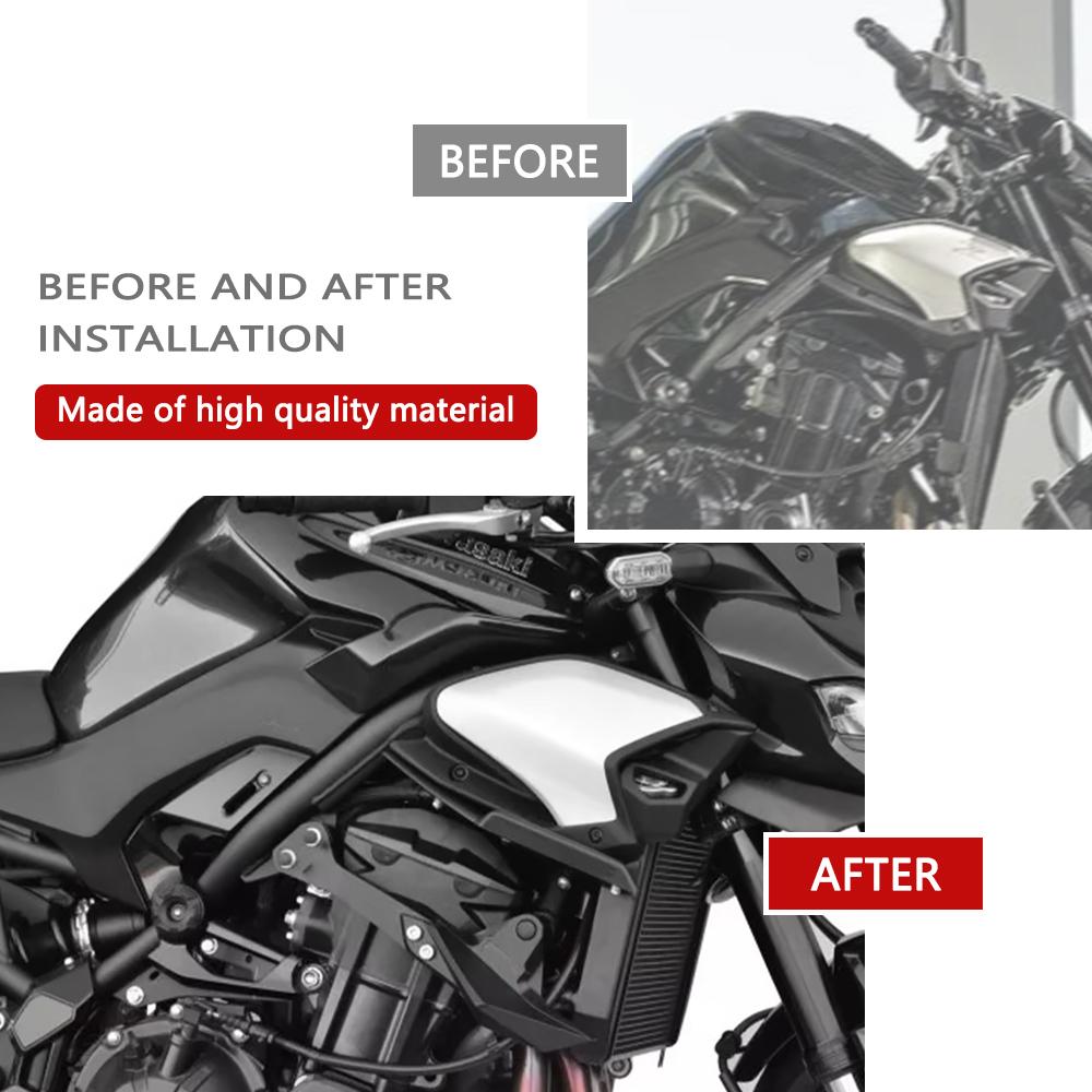 Motorcycle Wing Let Front Spoiler Stabilizer For Kawasaki Z900 2025 Z900 SE 2026 Decorative Side Fairing Winglet Air Deflector