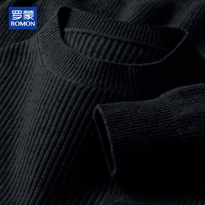 ROMON Men's 100% Pure Cashmere Crewneck Sweater