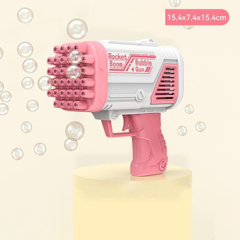 Popular Electric Bubble Gun For Children's Toys 32 Hole Bubble Machine Electric Bubble Gun Without Battery Bubble Water