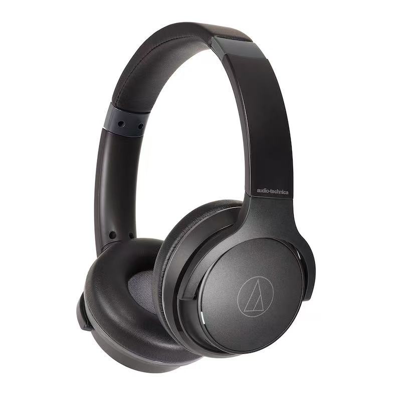 Audio-Technica ATH-S220BT Earphones Head-mounted Noise-reducing Earphones With Built-in Bass, Dual-purpose (Wired and Wireless) Headphones