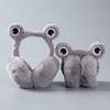 Design Solid Color Frog Bear Ear Women Ear Muff Korean Style  Ear-flap Children Ear Cover Plush
