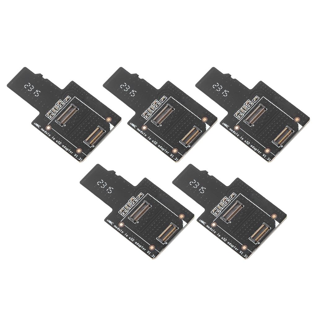 5 Pcs EMMC to USD Board Produce Intermittent Images Precise EMMC to Storage Card Adapter Board for