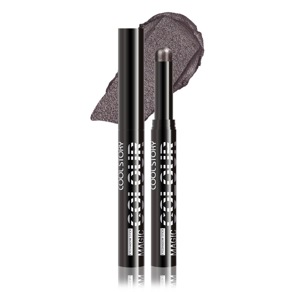 Smoky Dark Blue Eyeshadow Pencil Stick Waterproof Pearlescent 24 Colors Metallic Glitter Eye Shadow Highlighter Pen Makeup Tool