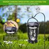 Solar Flame Light Outdoor IP65 Waterproof Landscape Lamp Hanging Camping Lights for Courtyard Garden Flickering Flame Decor