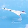 1:400 Scale Concorde Air France Airplane Model, France Airline Alloy Diecast Plane Model Toys Collection Home Decor Miniatures