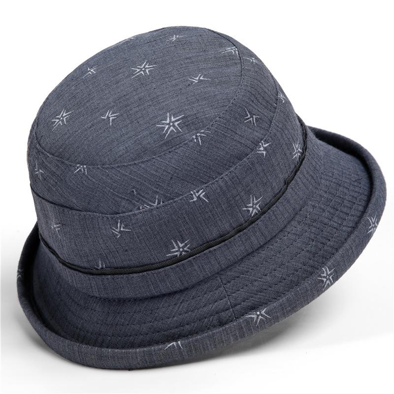 Spring Autumn Casual Bucket Hat, Thin Comfortable Versatile Fisher Hat with Lace Pattern and Bow, Sun Protection Cap