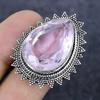 Pink Kunzite Gemstone 925 Sterling Silver Jewelry Ring Size 8