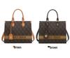 Retro Print Large Capacity Versatile Handbag and Shoulder Tote