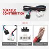 RED WOLF Brake Control Wiring Harness Fit For 1995-2009 Dodge Ram Chrysler Adapter Towing Trailer Brake Controller Wire 4 Pin Connector Cable Mount