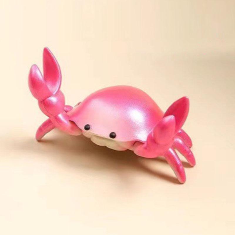 Funny Crab Pen Holder Desktop Creative Lift Weight Stationery Organizer Cute Decor For Desk Work Office Study Ins Aesthetic 2026