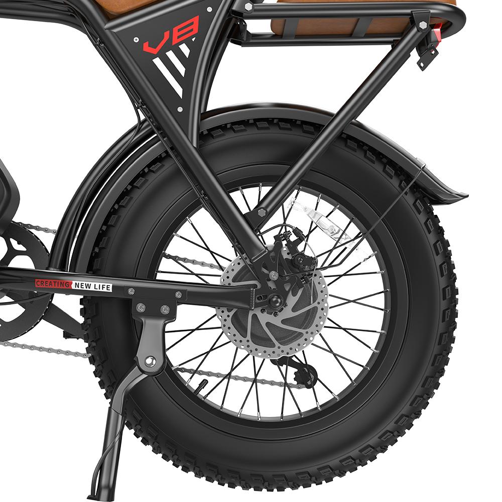 Deepower V8 Elektrisches Dirtbike mit Doppelsitz, 48V 20AH Batterie, 20"x4.0" Fat-Reifen