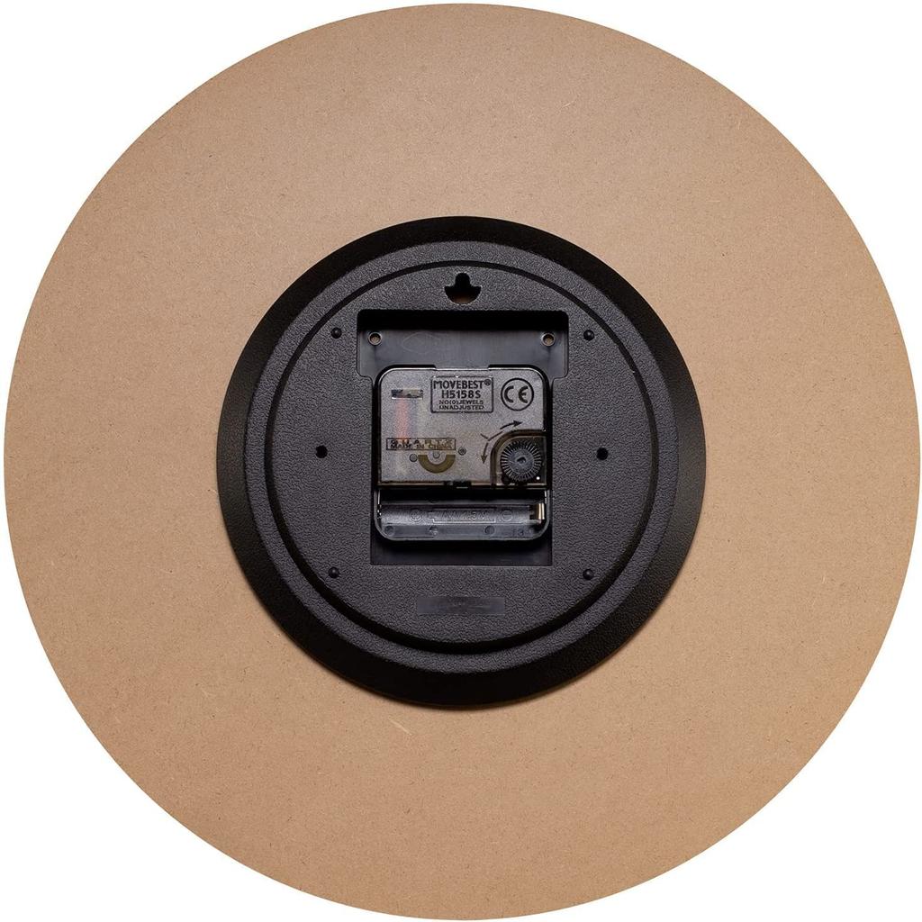 10inch Manufacturer Factory Price Cheap Wooden Wall Clocks Silent Number Quartz Decorative Home Bedroom Hanging Watch